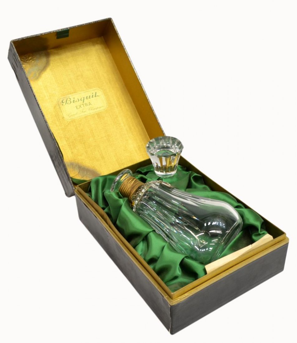 BACCARAT BISQUIT CHAMPAGNE COGNAC DECANTER IN BOX
