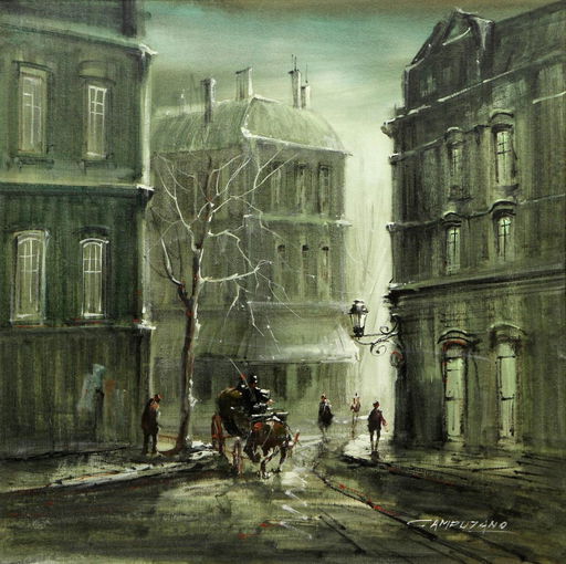Jose Luis Campuzano 1918 1979 City Painting Dec 14 2014