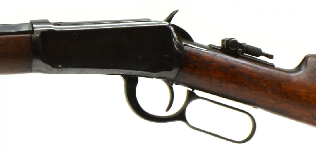WINCHESTER MODEL 1894 RIFLE, .32-40 CALIBER: Winchester Model 1894 rifle, .32-40 caliber tubular magazine, lever action, 26" ocatagonal barrel marked on two lines"Manufactured by The Winchester Repeating Arms Co., New Haven, Conn. U.S.A., Patent