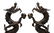 (2) LARGE CHINESE PATINATED BRONZE DRAGONS - 2