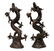 (2) LARGE CHINESE PATINATED BRONZE DRAGONS - 3