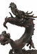 (2) LARGE CHINESE PATINATED BRONZE DRAGONS - 4