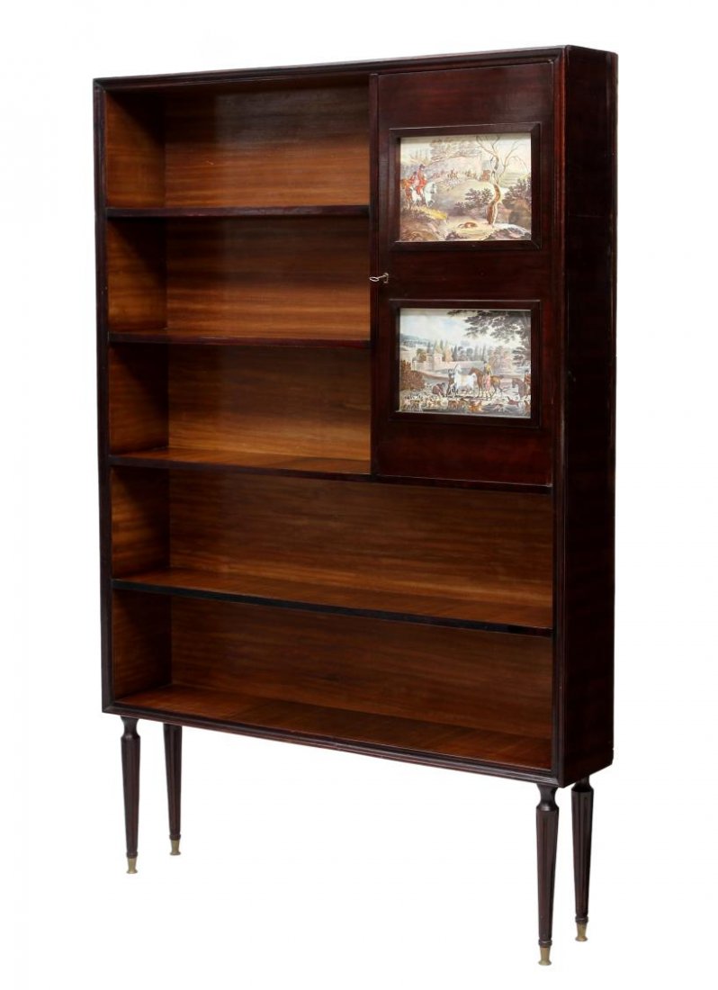ITALIAN MODERN MAHOGANY BOOKCASE (1 of 4)