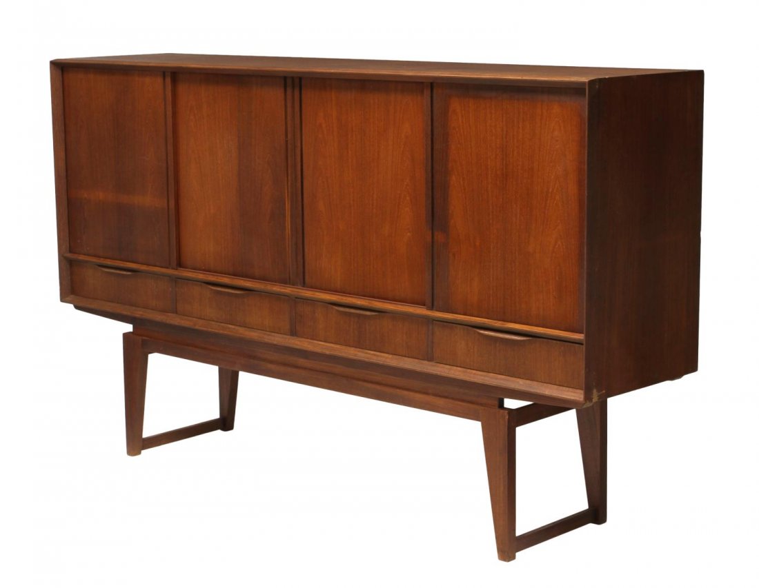 DANISH MID-CENTURY TEAKWOOD SIDEBOARD BAR (1 of 3)