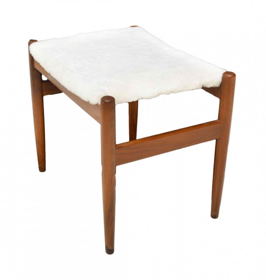 DANISH MID-CENTURY MODERN STOOL (1 of 2)