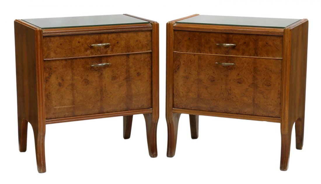 (2) ITALIAN MID-CENTURY MODERN DESIGN NIGHTSTANDS (1 of 6)