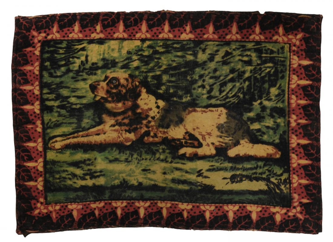 ANTIQUE CHASE HORSE HAIR BUGGY BLANKET