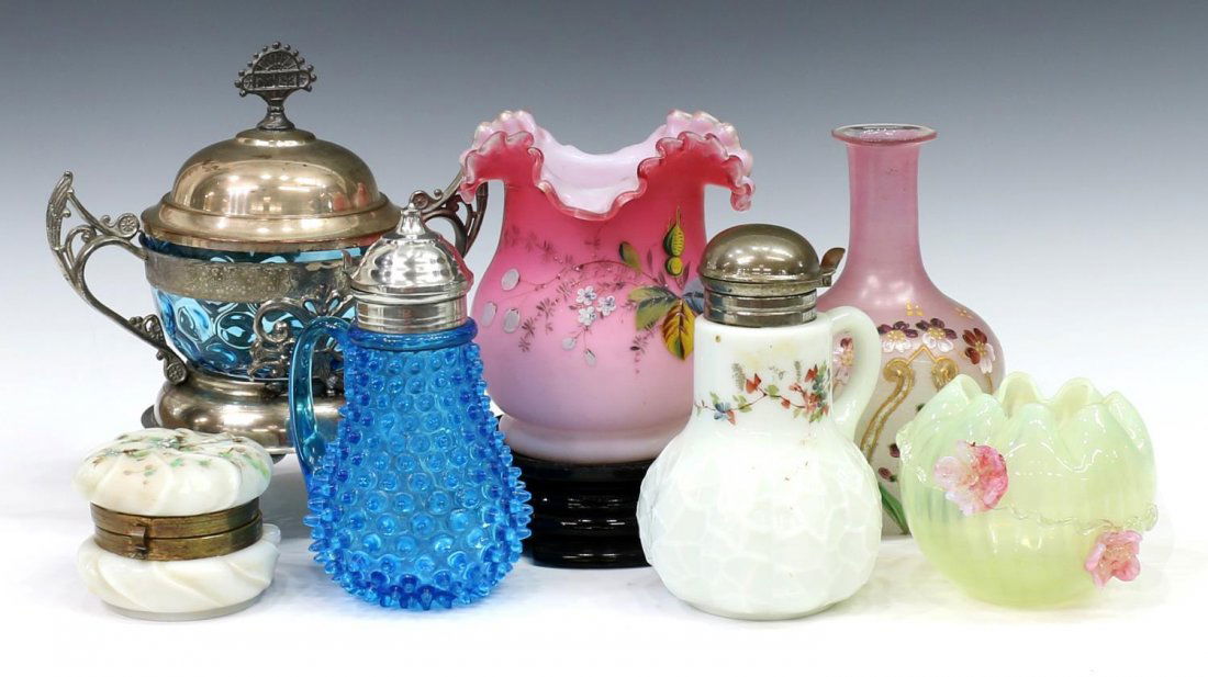 (7) COLLECTION VICTORIAN & VINTAGE GLASS TABLEWEAR (1 of 5)