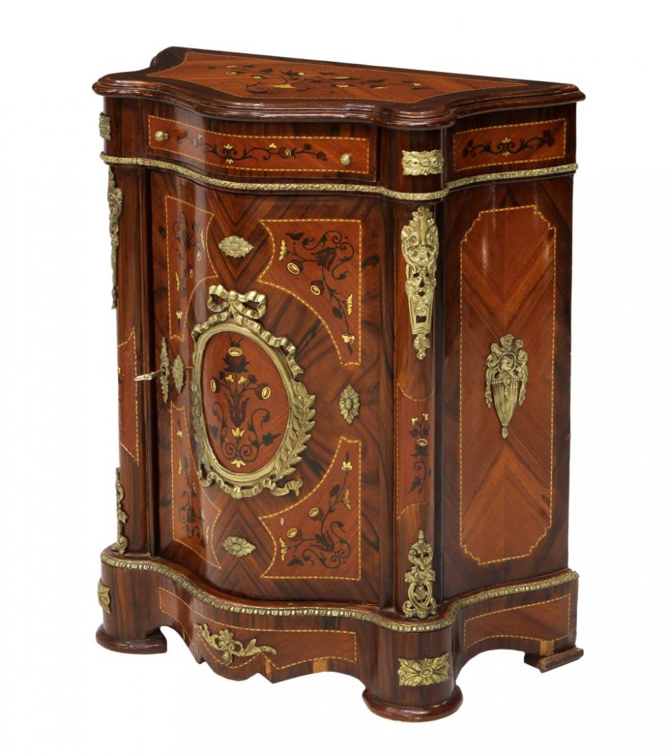 LOUIS XVI STYLE CONSOLE CABINET (1 of 3)