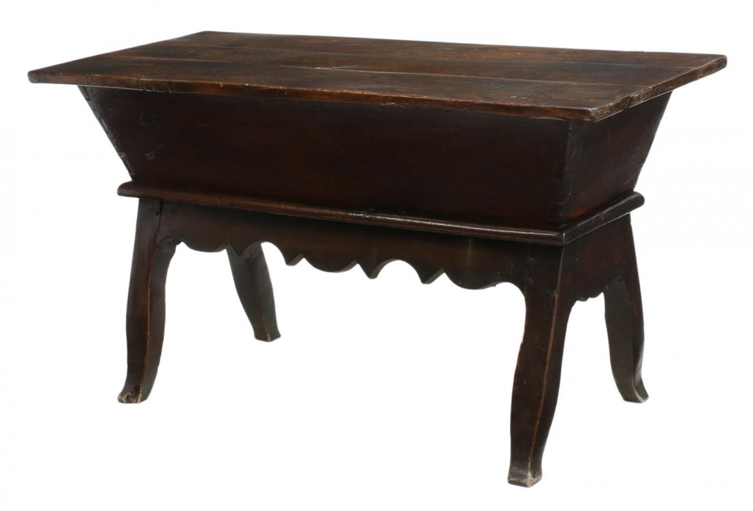 ANTIQUE FRENCH OAK DOUGH TABLE & BOX (1 of 5)