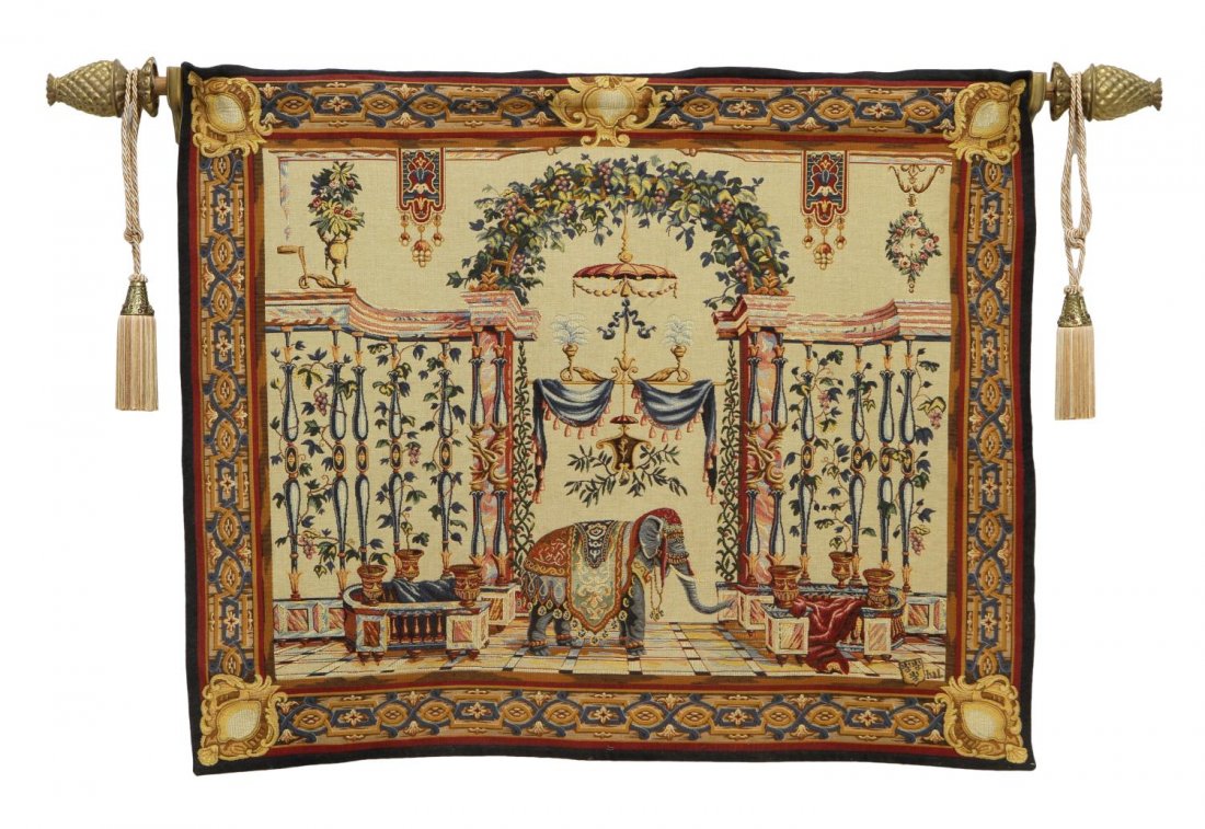 COLORFUL ELEPHANT TAPESTRY (1 of 4)