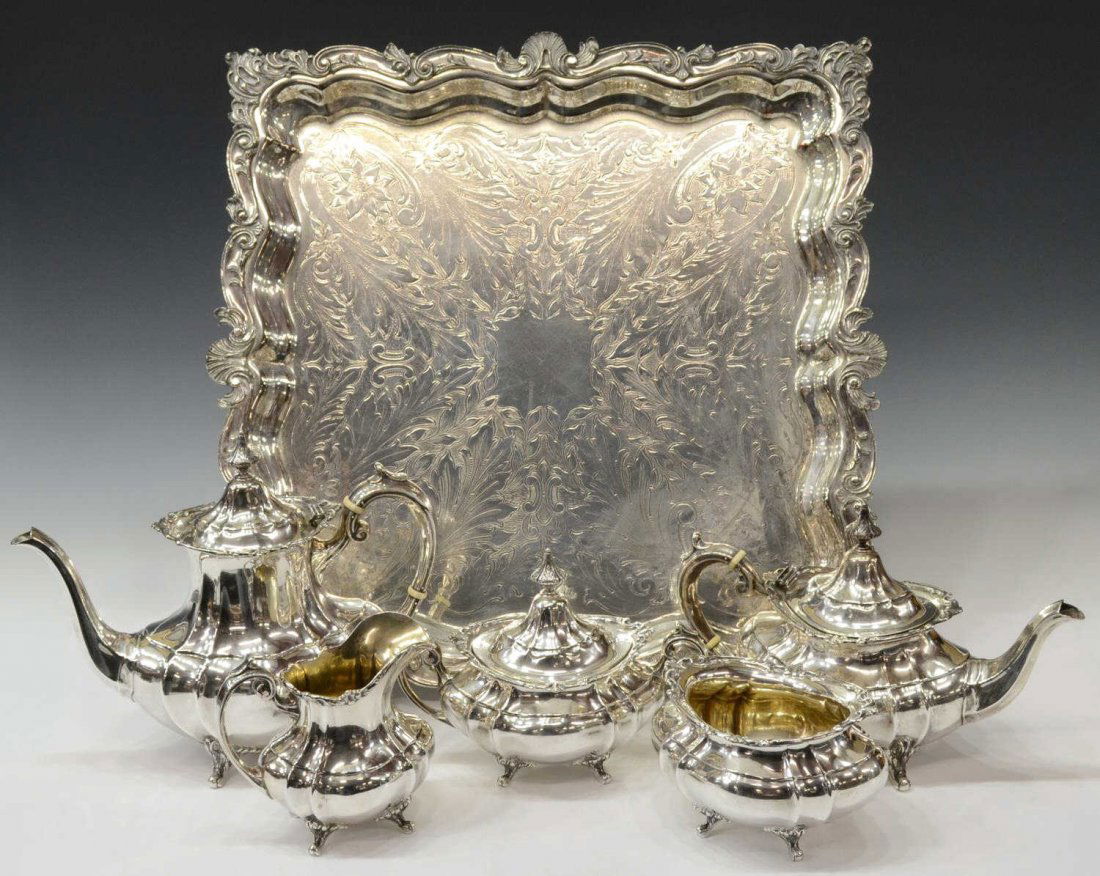 (6) AMERICAN REED & BARTON TEA & COFFEE SERVICE (1 of 5)