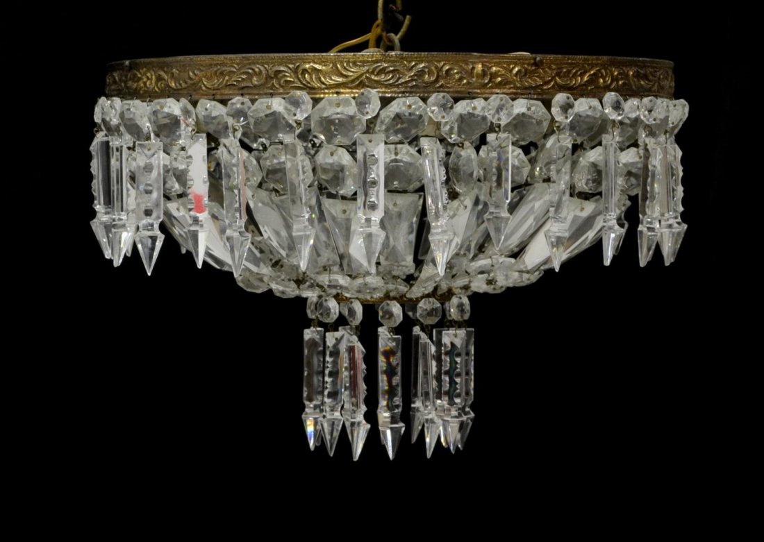 CONTINENTAL EMPIRE STYLE 3-LIGHT CHANDELIER (1 of 2)