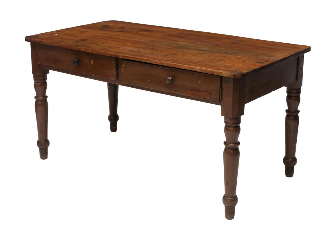 ITALIAN RUSTIC PINE FARMHOUSE TABLE (1 of 3)