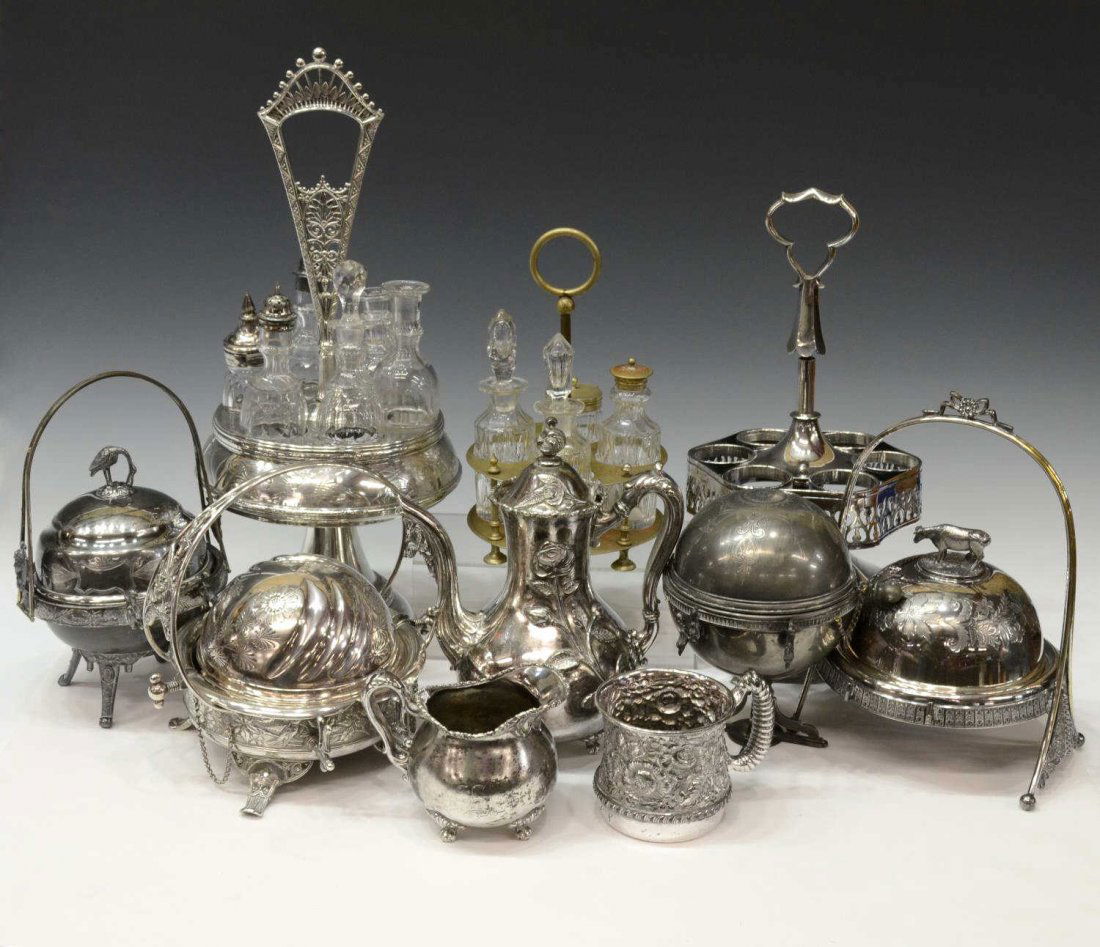 COLLECTION SILVERPLATE CASTOR SETS, SERVICEWARE (1 of 5)
