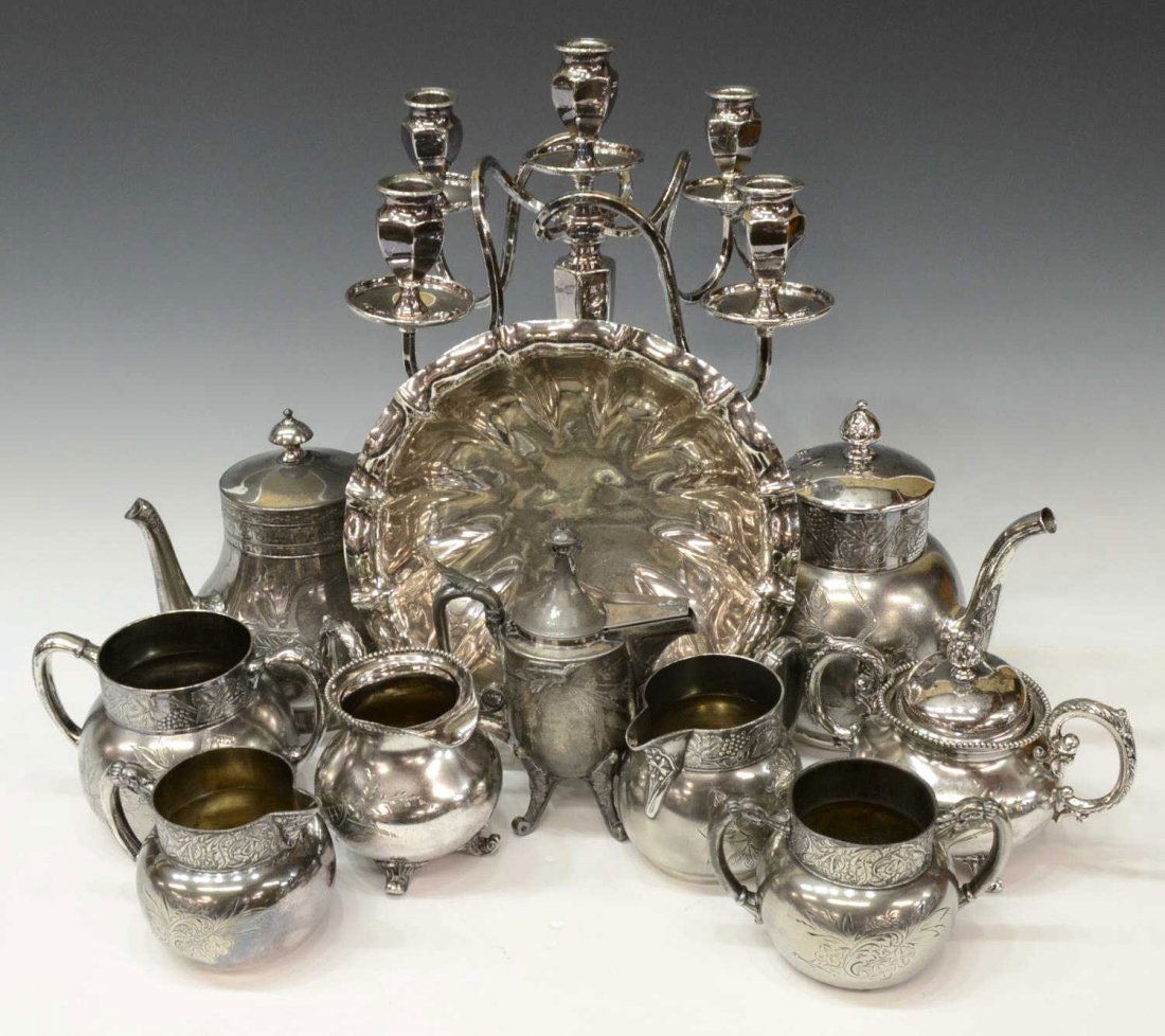 (11) AMERICAN SILVERPLATE TABLE & DRINKWARE (1 of 6)