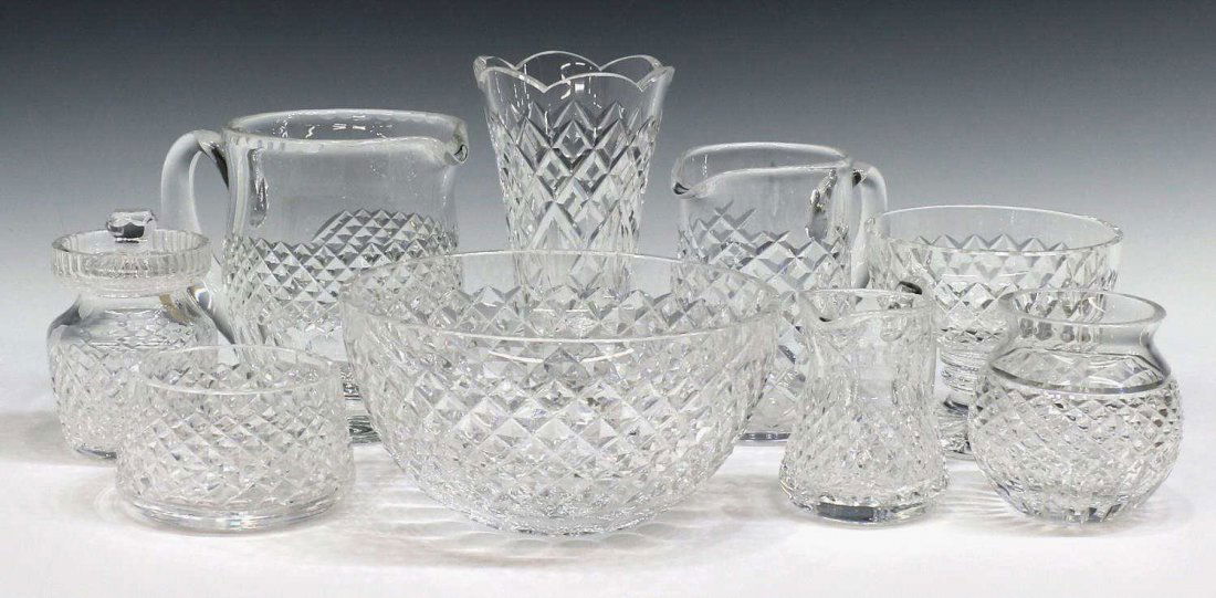 (9) WATERFORD CUT CRYSTAL TABLE ITEMS (1 of 7)