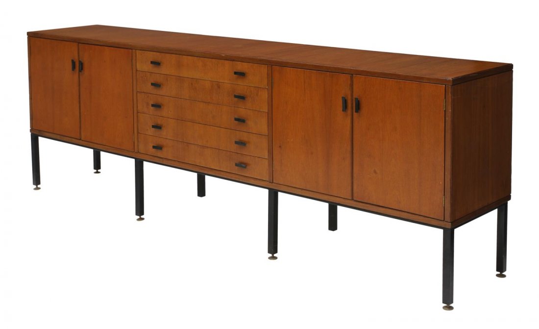 ITALIAN MID-CENTURY MODERN TEAKWOOD SIDEBOARD (1 of 3)