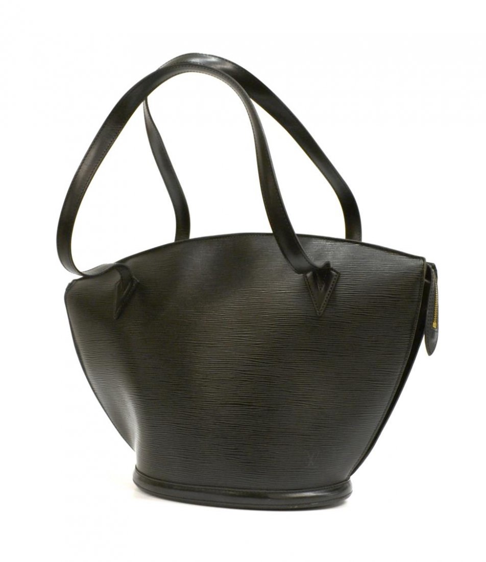 LOUIS VUITTON BLACK EPI ST. JACQUES SHOULDER BAG (1 of 6)