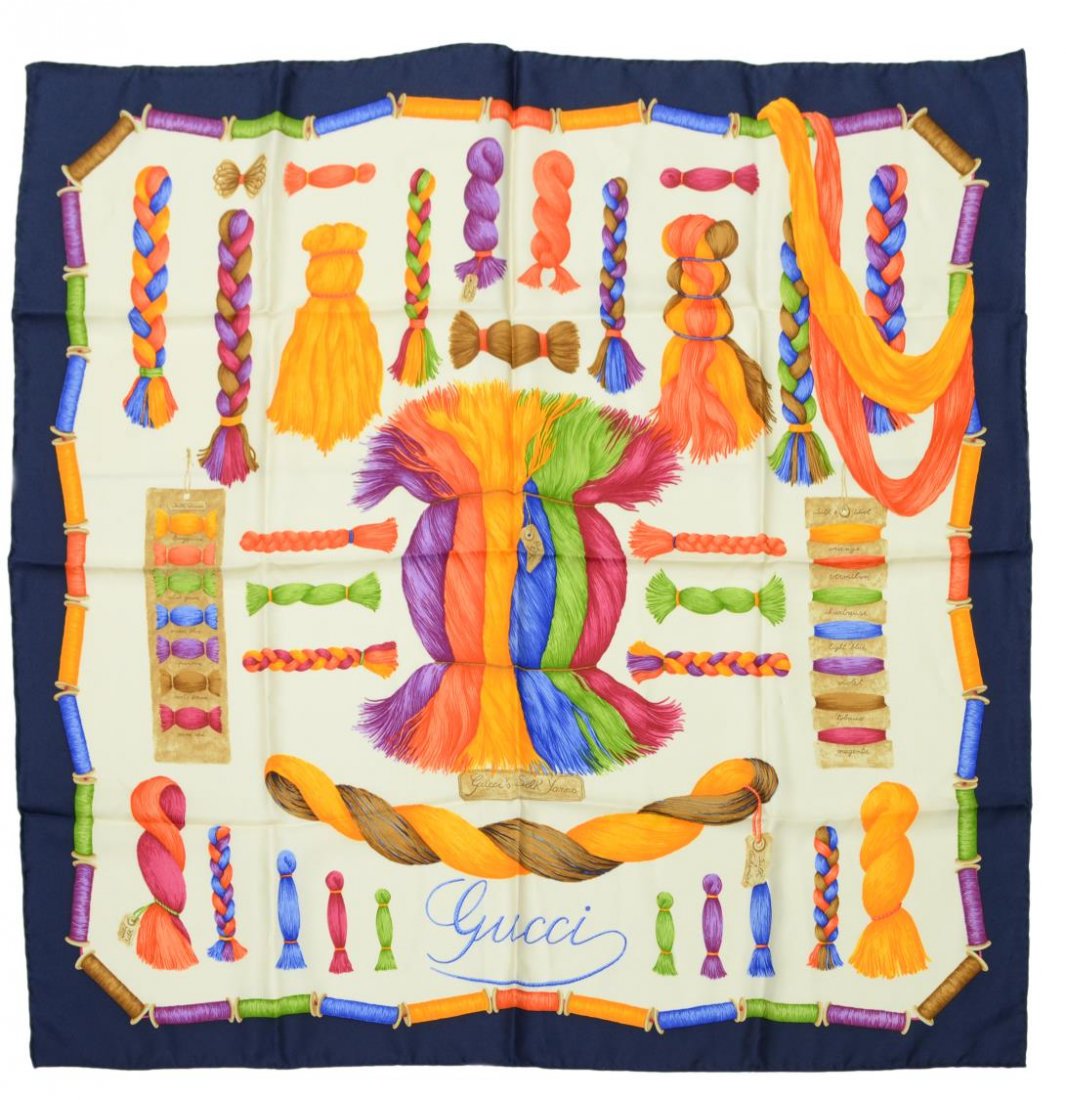 GUCCI SILK YARNS NECK SCARF (1 of 4)