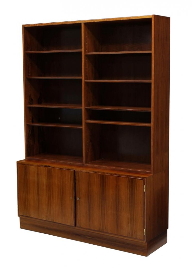 DANISH MID-CENTURY MODERN TEAKWOOD BOOKCASE (1 of 4)