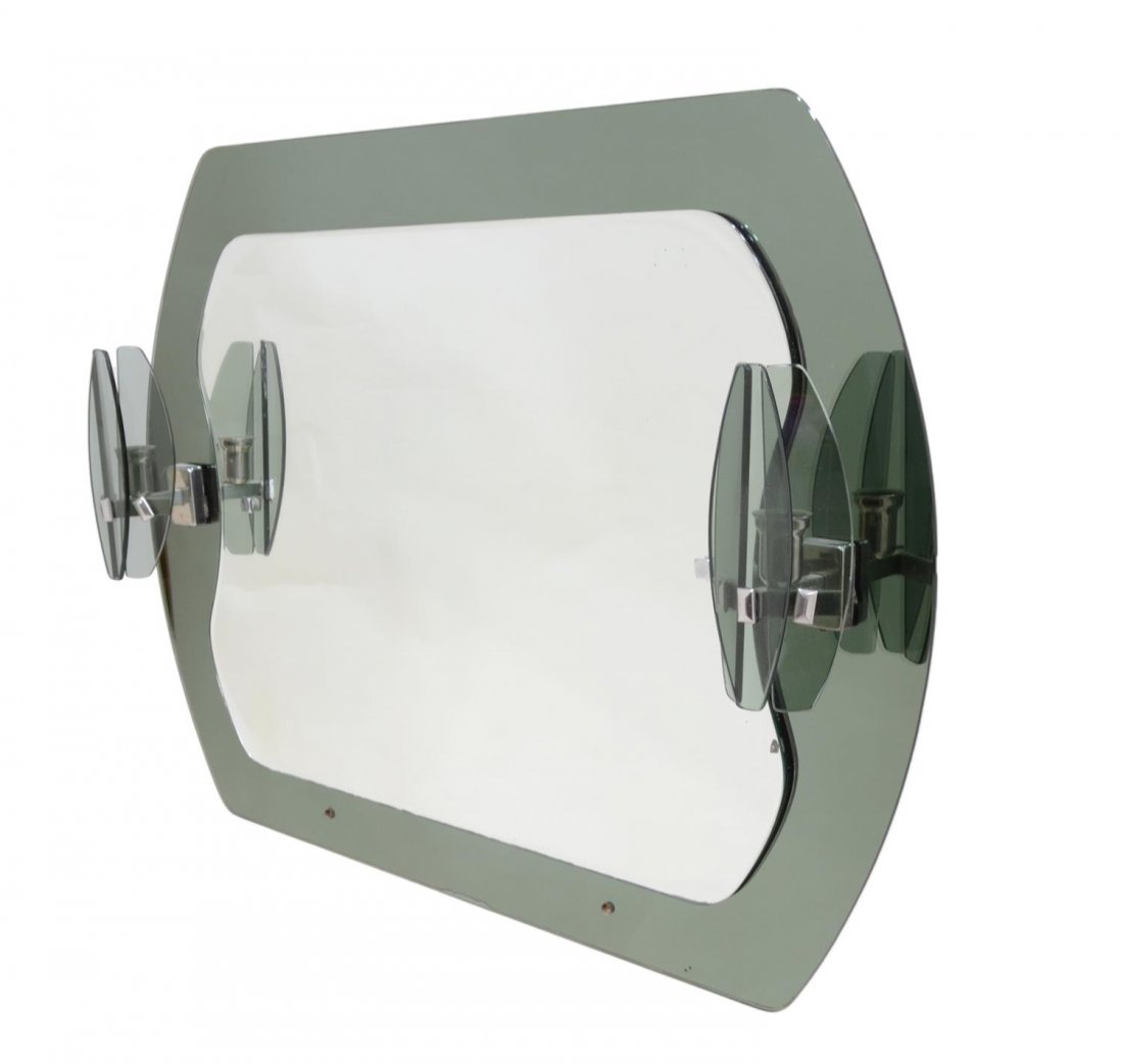 ITALIAN MURANO ART GLASS WALL MIRROR (1 of 5)