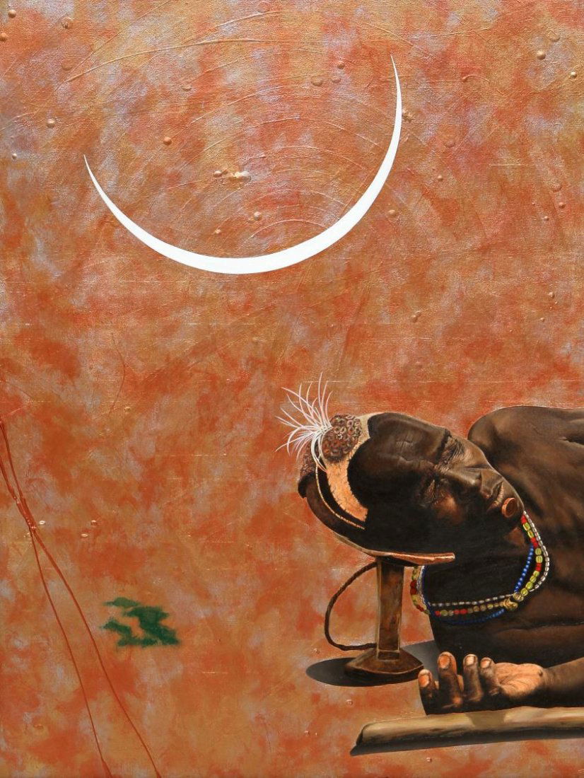 WERLLAYNE NUNES (20th/21st C.) LARGE PAINTING (1 of 4)