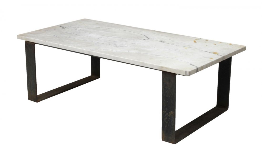 MARBLE TOP COFFEE TABLE (1 of 3)