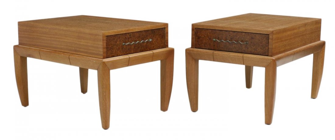 (2) MID-CENTURY JOHN KEAL FOR BROWN SALTMAN TABLES (1 of 6)