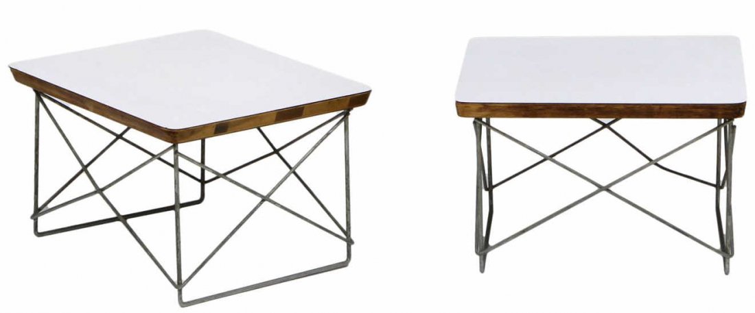 (4) CHARLES EAMES FOR HERMAN MILLER LTR TABLES (1 of 4)