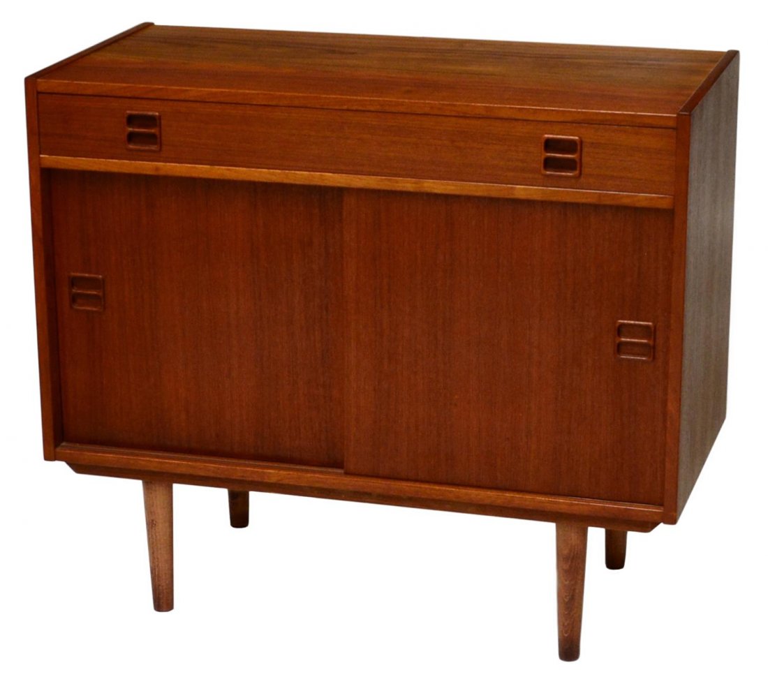 DANISH MID-CENTURY MODERN TEAKWOOD SERVER (1 of 2)