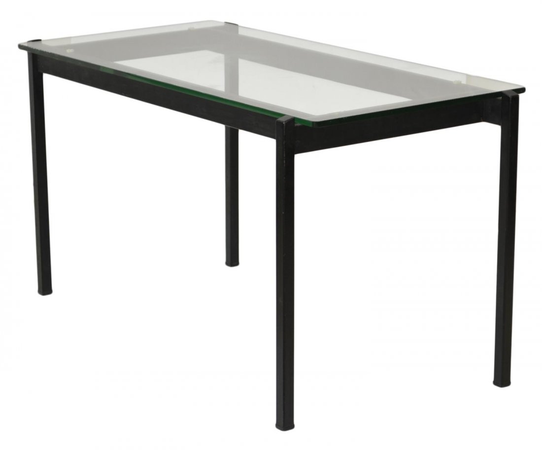 ITALIAN MID-CENTURY MODERN GLASS TOP COFFEE TABLE (1 of 4)