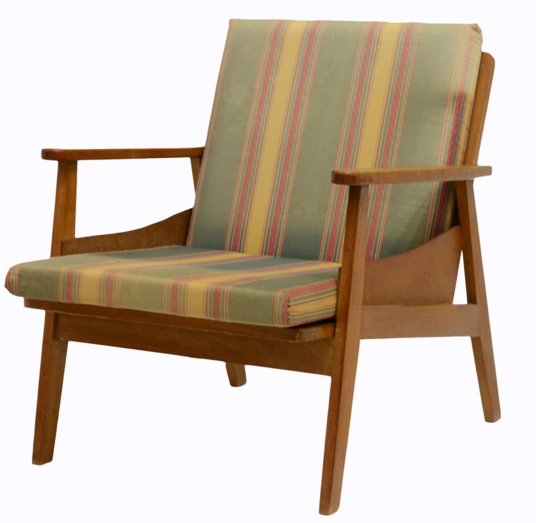 DANISH MID-CENTURY MODERN TEAKWOOD ARMCHAIR (1 of 4)