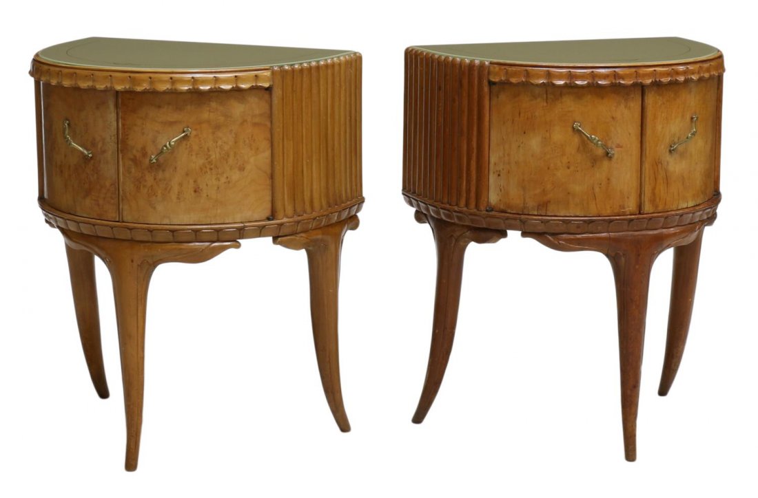 ITALIAN MID-CENTURY MODERN MAPLE SIDE CABINETS (1 of 6)