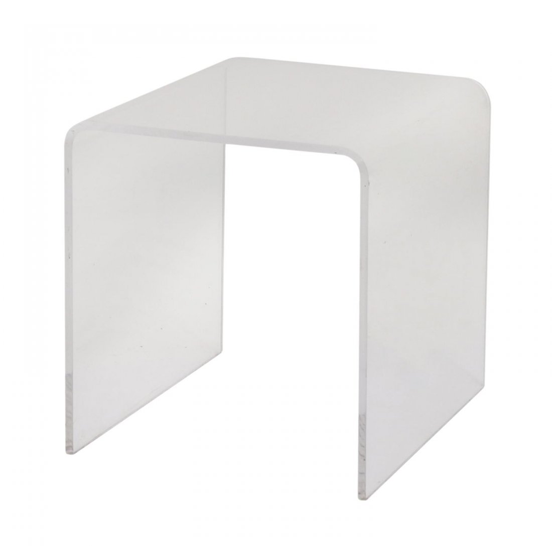 ITALIAN MODERN PLEXIGLASS STOOL (1 of 2)