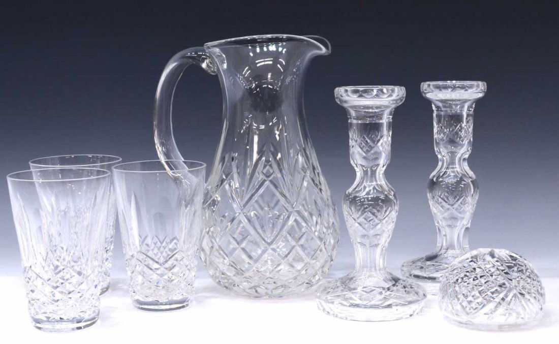 (7) WATERFORD CUT CRYSTAL SERVICE & TABLEWARE (1 of 7)