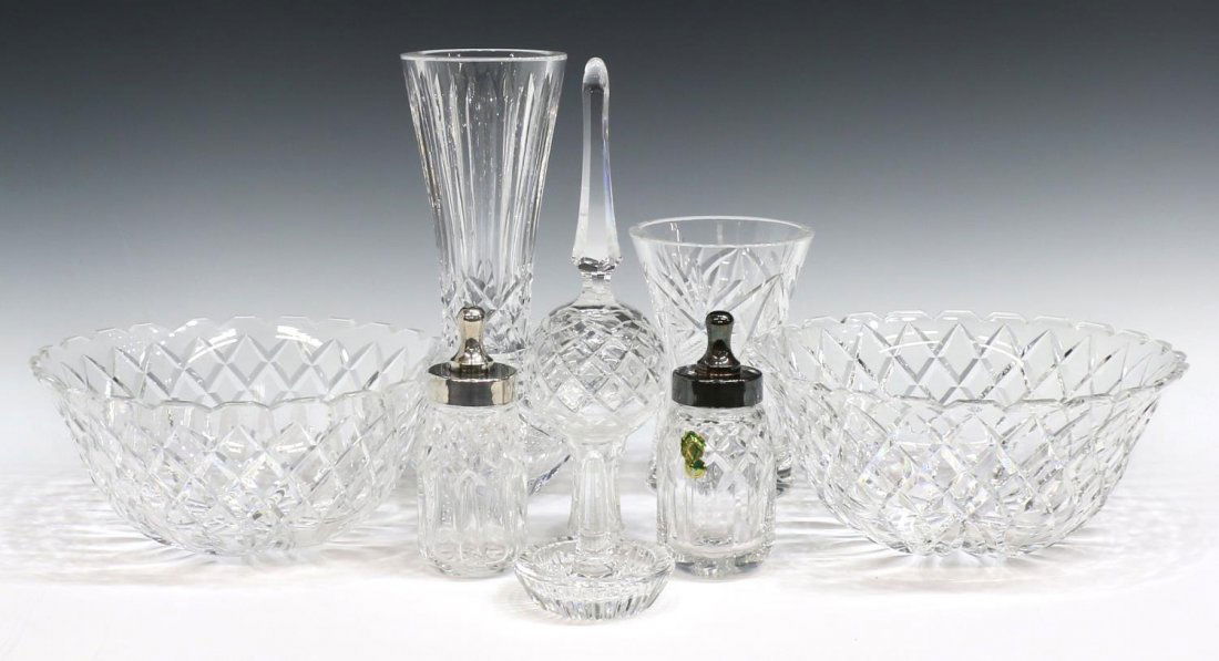 (8) WATERFORD CUT CRYSTAL TABLE ITEMS (1 of 6)