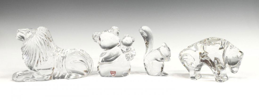 (4) BACCARAT, WATERFORD & ORREFORS ANIMAL FIGURES (1 of 7)