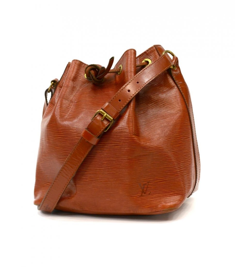 LOUIS VUITTON EPI NOE DRAWSTRING BUCKET PURSE (1 of 5)