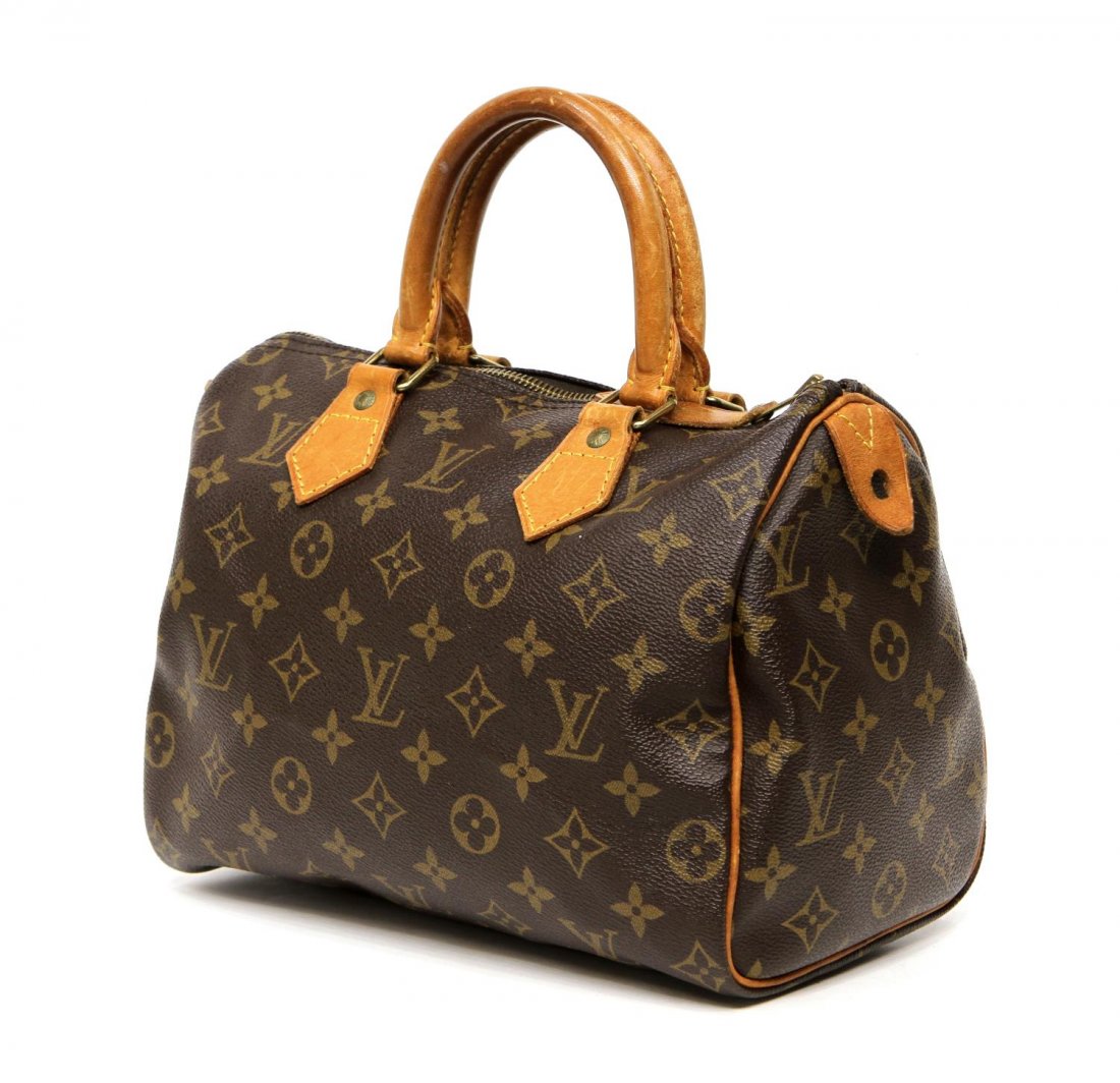 LOUIS VUITTON SPEEDY 25 MONOGRAM CANVAS HANDBAG (1 of 4)