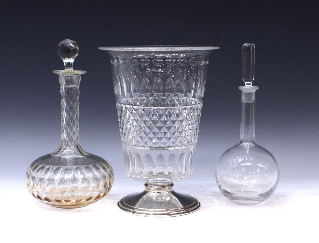 (3) COLLECTION OF CUT GLASS SERVICE ARTICLES (1 of 5)