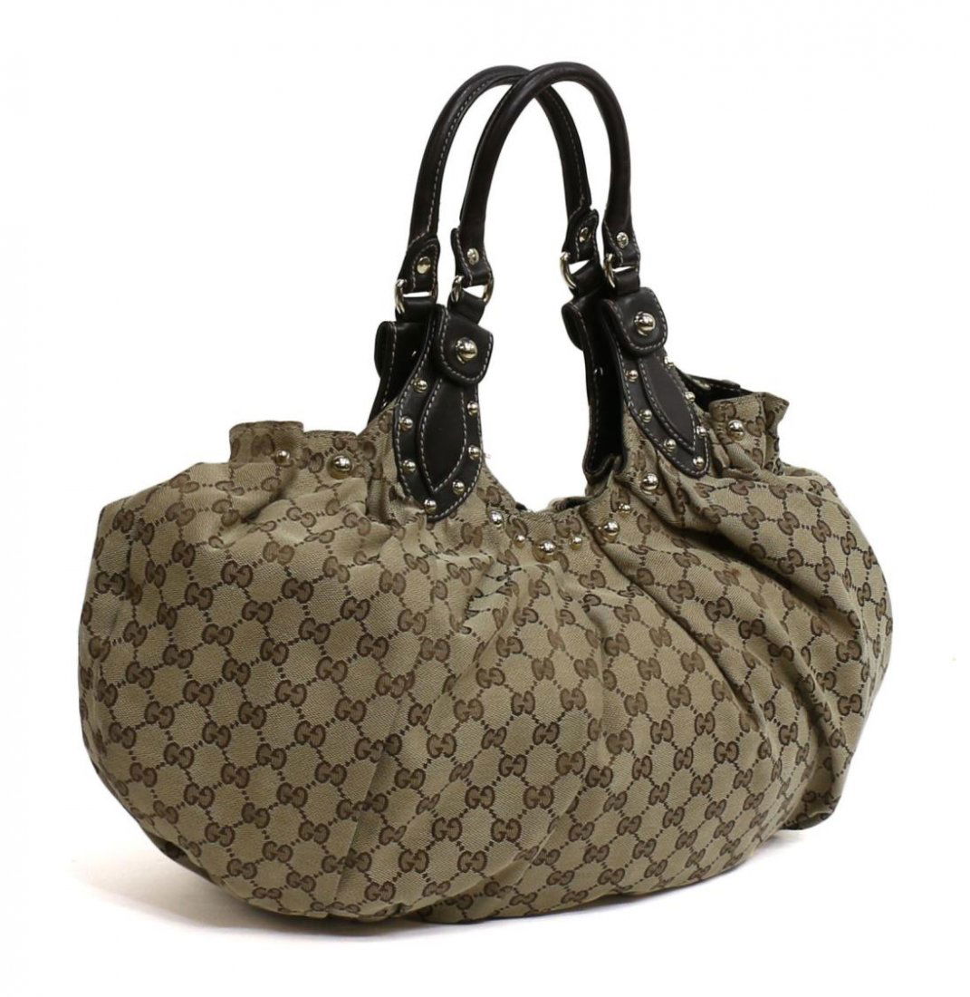 GUCCI PELHAM HOBO MONOGRAM SHOULDER BAG (1 of 5)