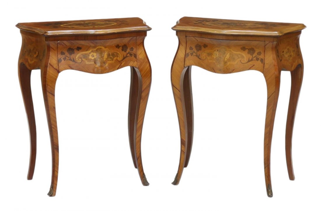 (2) LOUIS XV STYLE BEDSIDE CABINETS, PALERMO (1 of 6)
