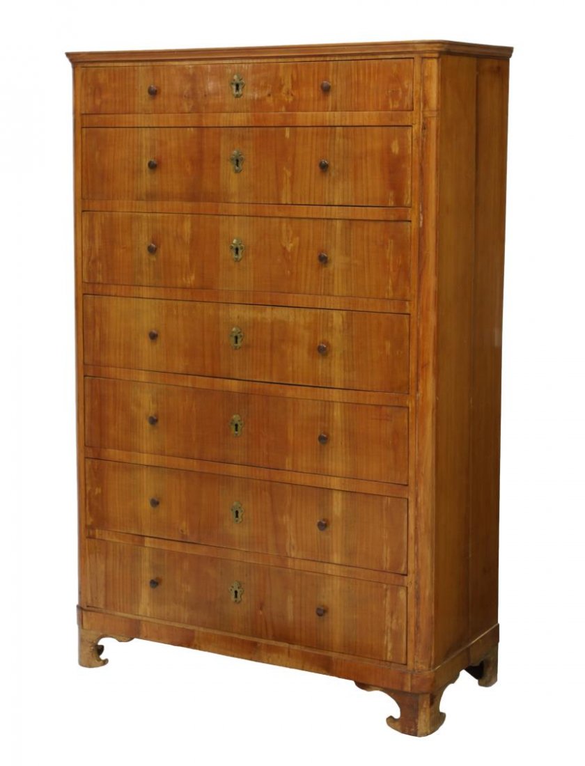 FRENCH CHARLES X SEVEN DRAWER CHEST (1 of 4)