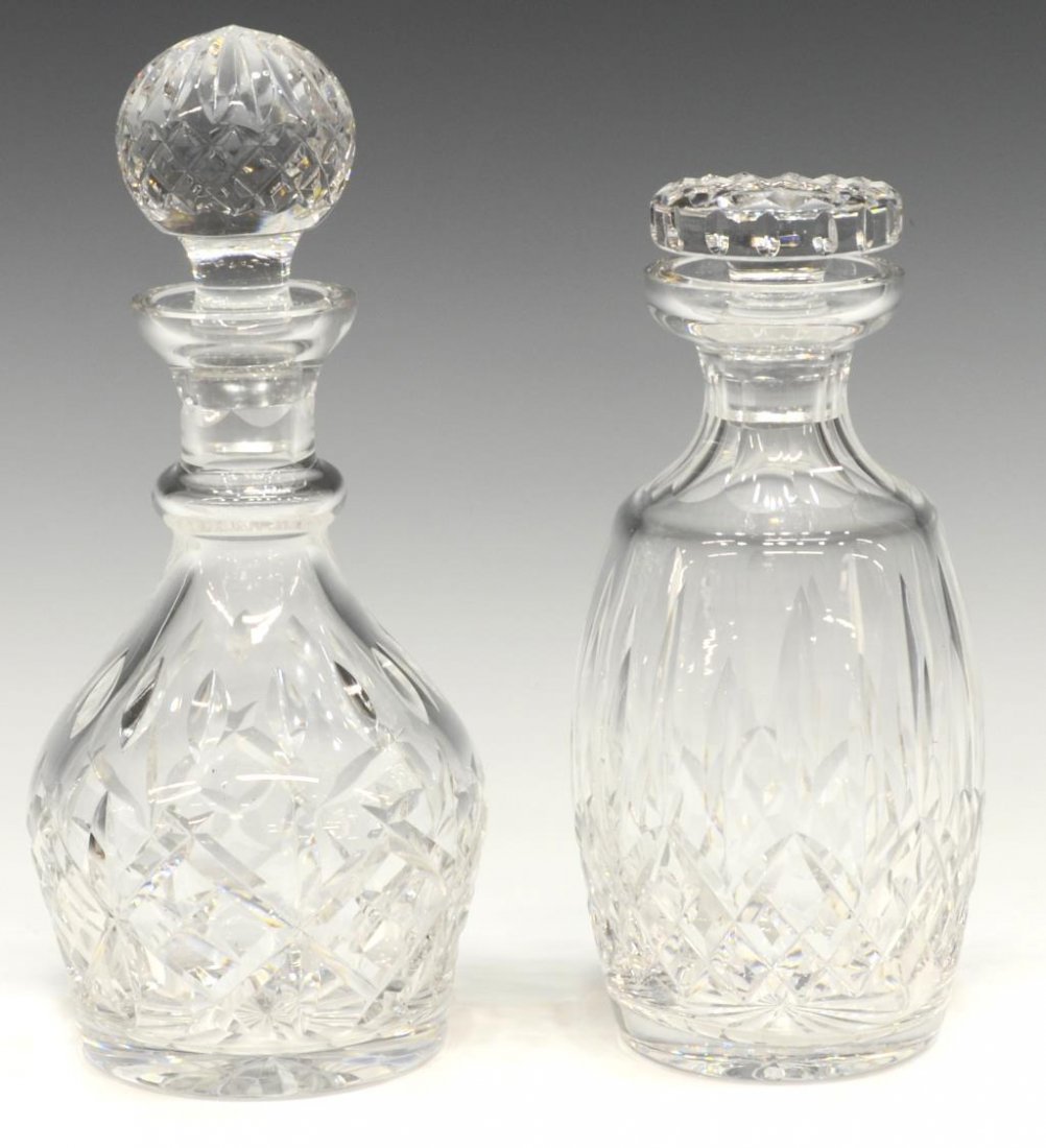 (2) WATERFORD LISMORE & OTHER CUT DECANTERS (1 of 3)