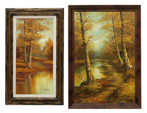 2 Phillip Cantrell B 1922 Landscape Painting 2 Phillip Cantrell B 1922 Landscape Painting