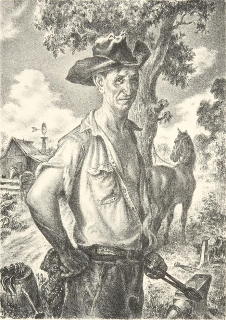 CHARLES BANKS WILSON (1918-2013) SIGNED LITHOGRAPH (1 of 5)