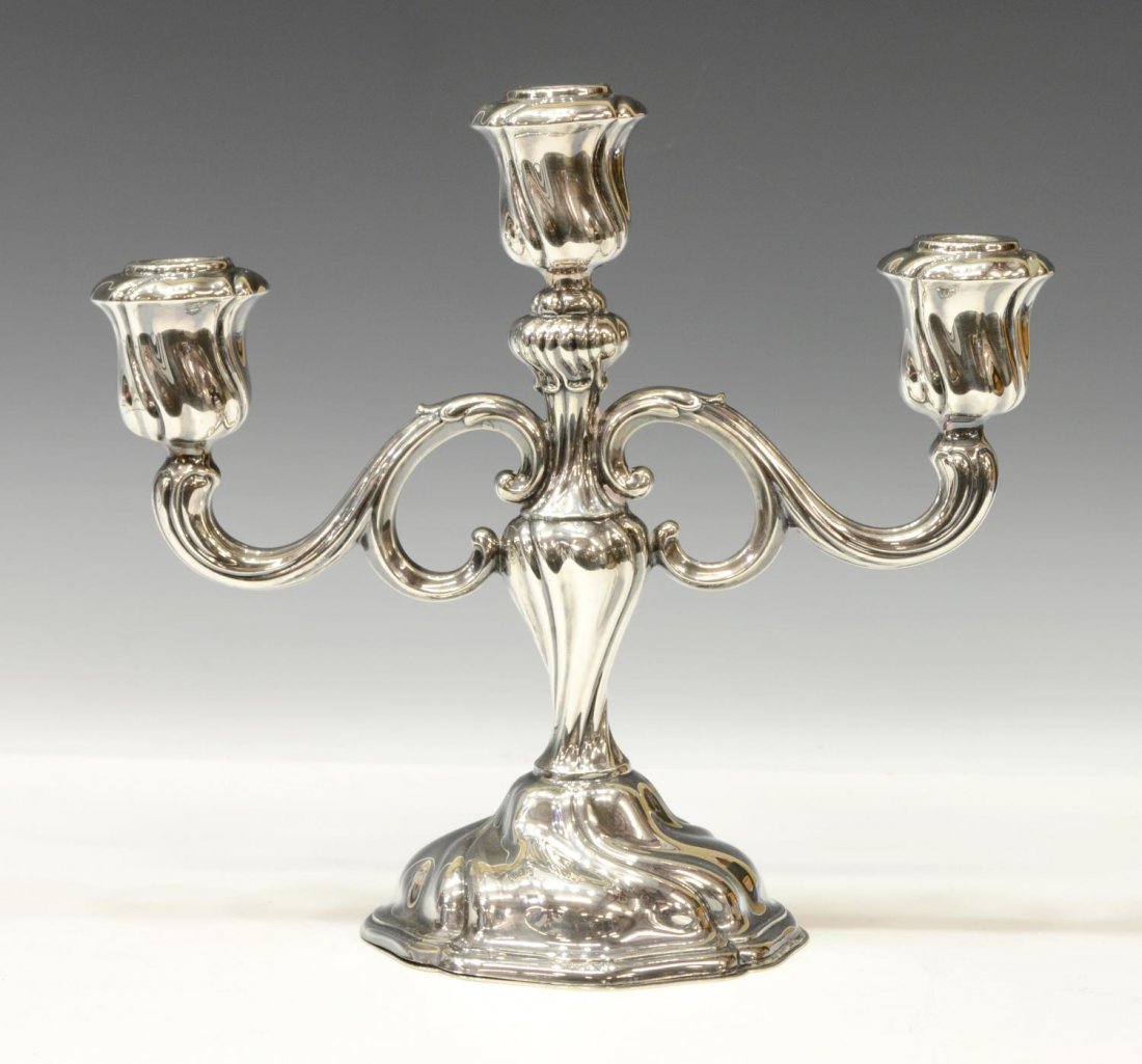 GERMAN GEBRUDER DEYHLE 830 SILVER CANDELABRA (1 of 2)