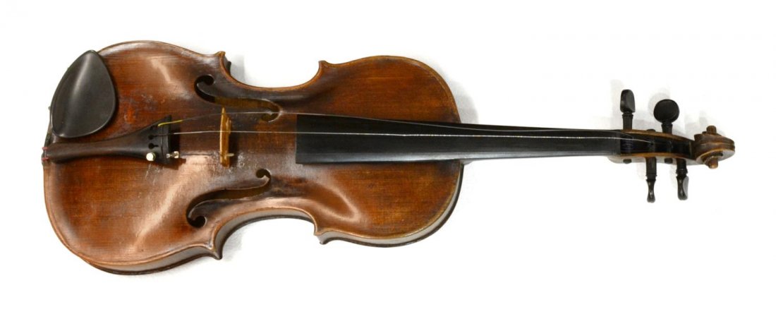 CONTINENTAL VIOLIN & CASE, 19TH C. (1 of 4)
