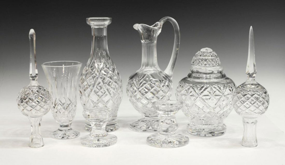 (8) WATERFORD CUT CRYSTAL CABINET & TABLE ITEMS (1 of 6)